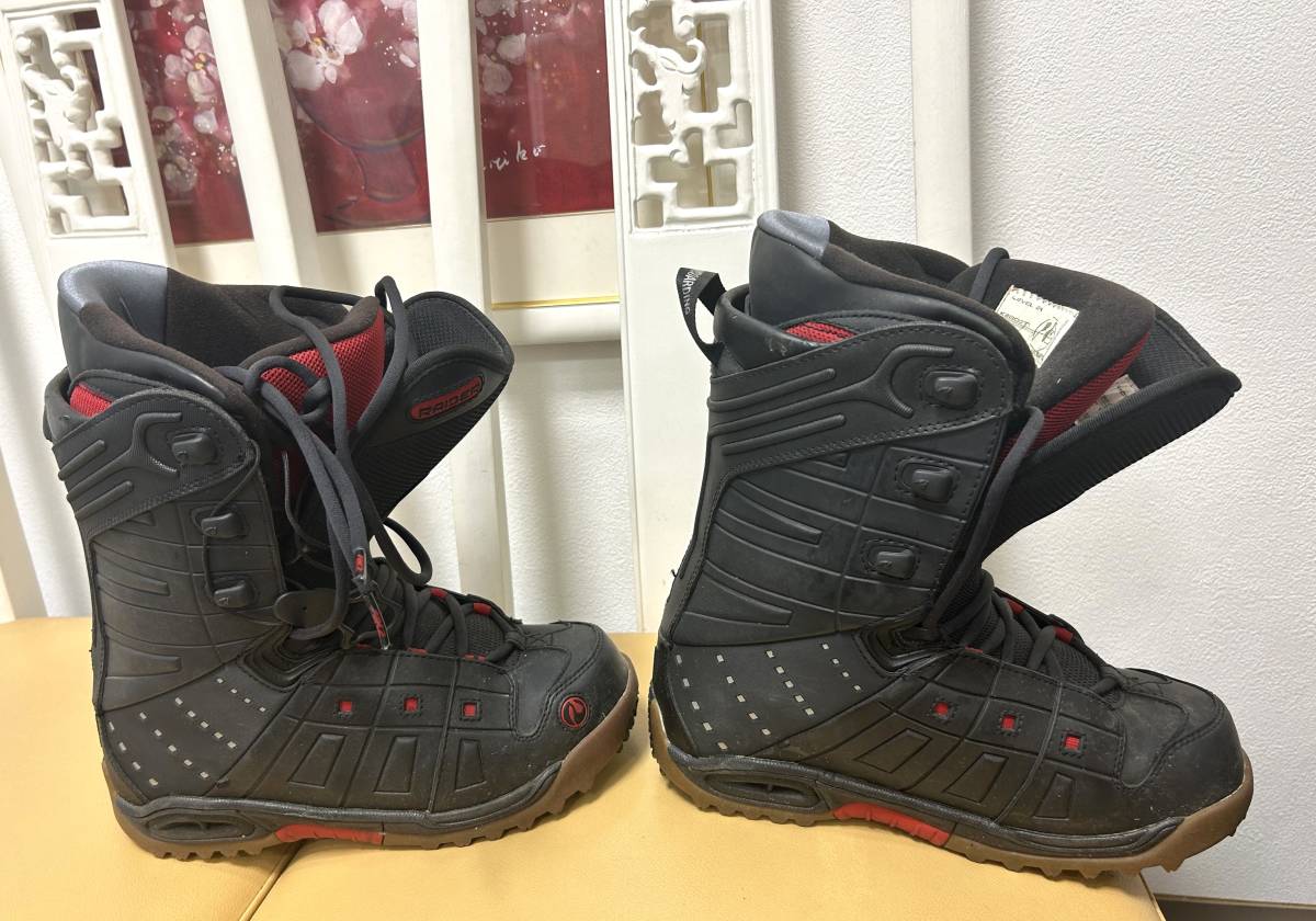 K2 SNOWBOARDING スノーボード スノボ スノーブーツ 紐 赤黒 27