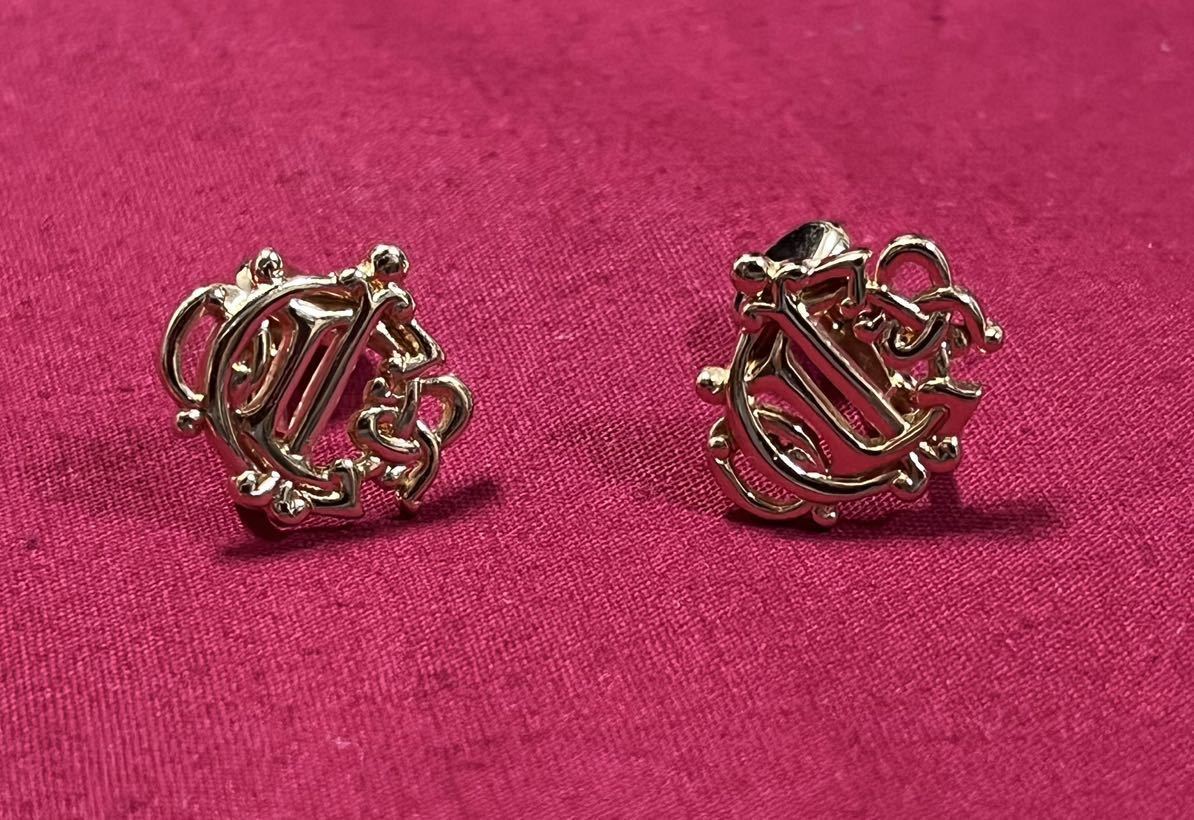 Christian Dior クリスチャンディオール 旧ロゴ イヤリング / ネックレス ゴールドカラー アクセサリー _2