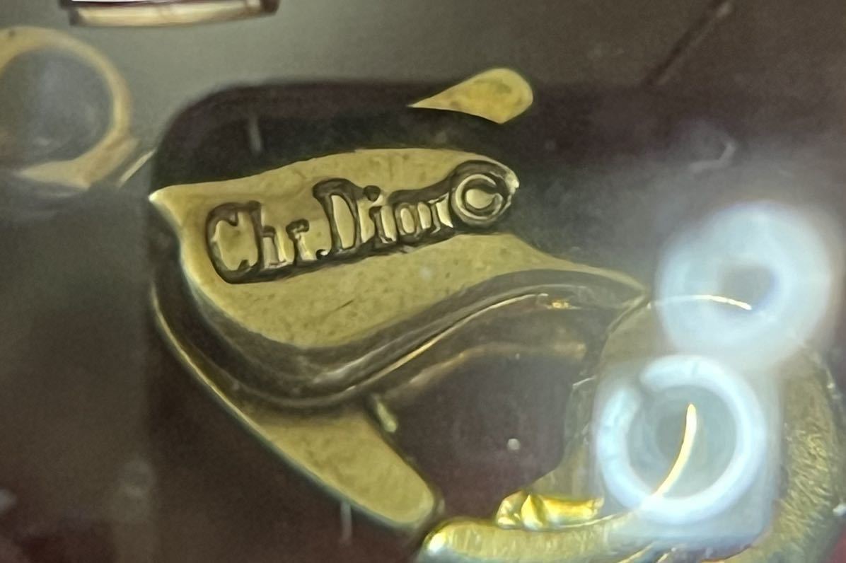 Christian Dior クリスチャンディオール 旧ロゴ イヤリング / ネックレス ゴールドカラー アクセサリー _9