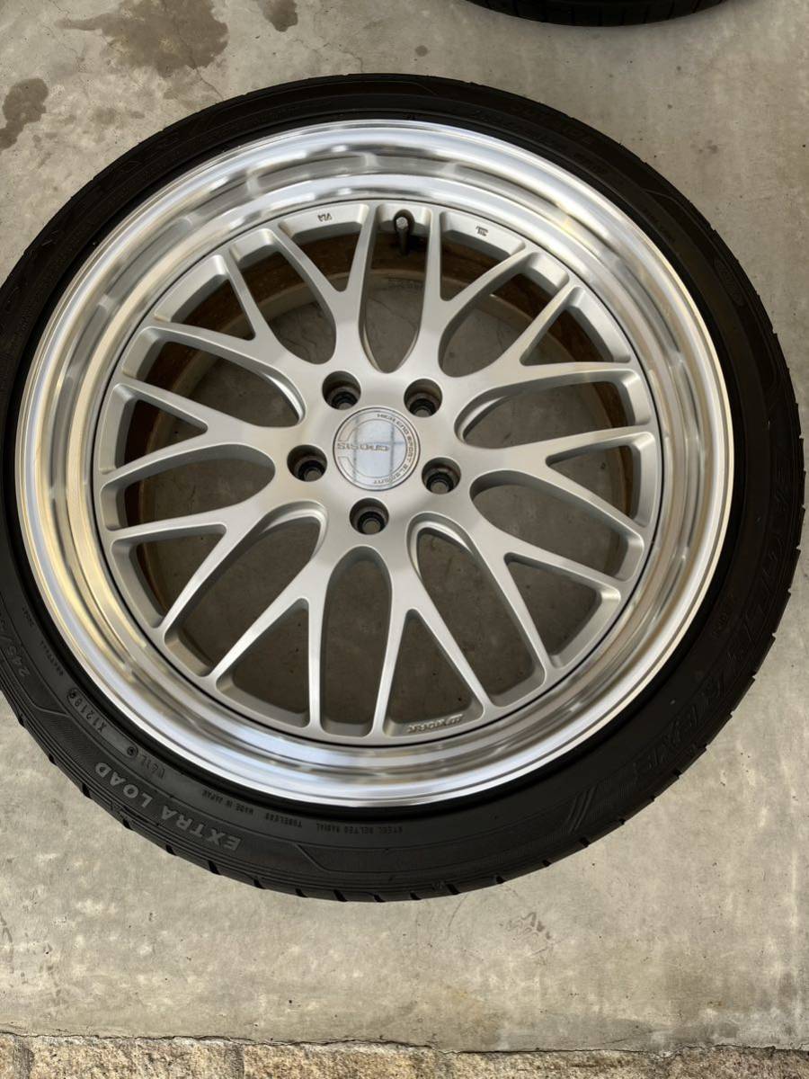 WORK GNOSIS HS202 ワーク グノーシス 9j+45 20インチ pcd114.3XR 