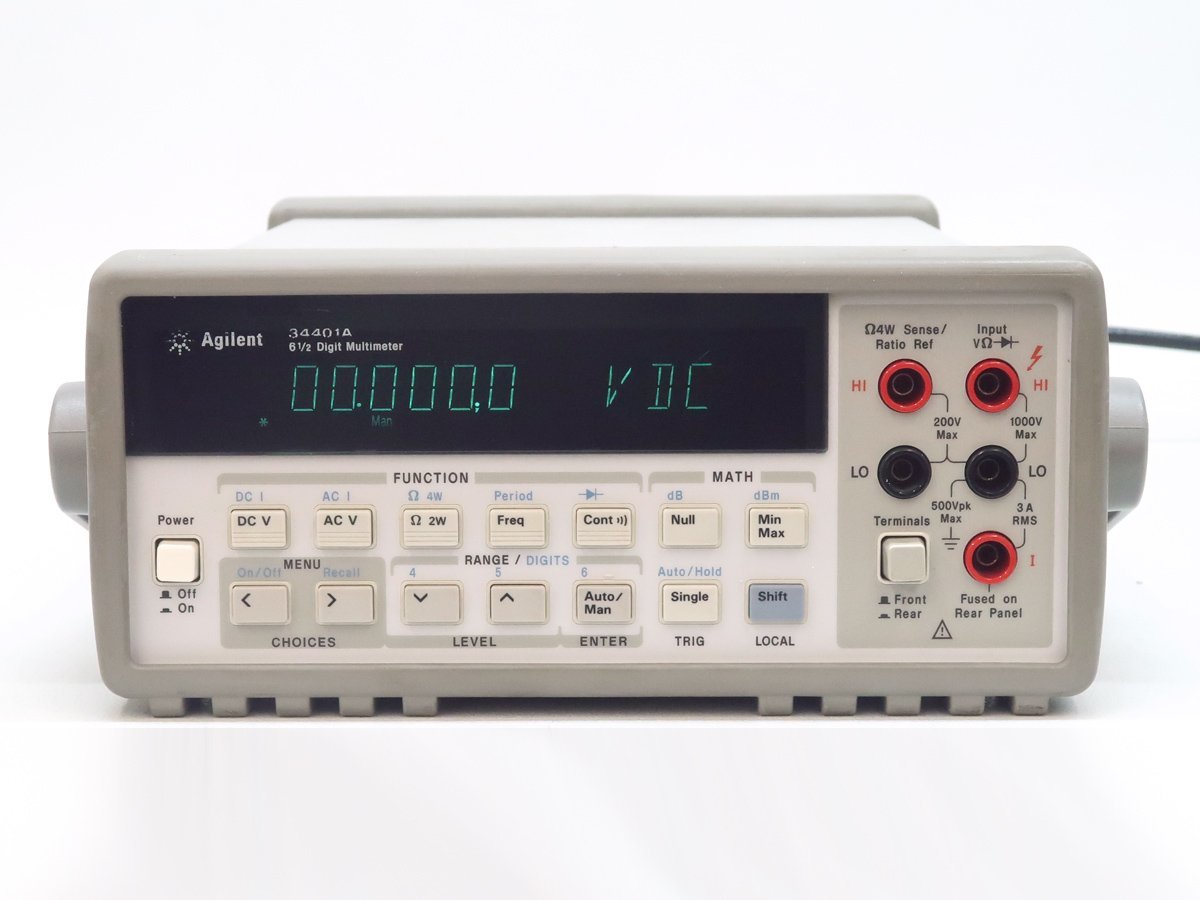 Agilent/Keysight 34401A 6.5桁 デジタルマルチメーター Agilent 34401A, Keysight 34401A, HP 34401A Rental, Repair, Rent, Used