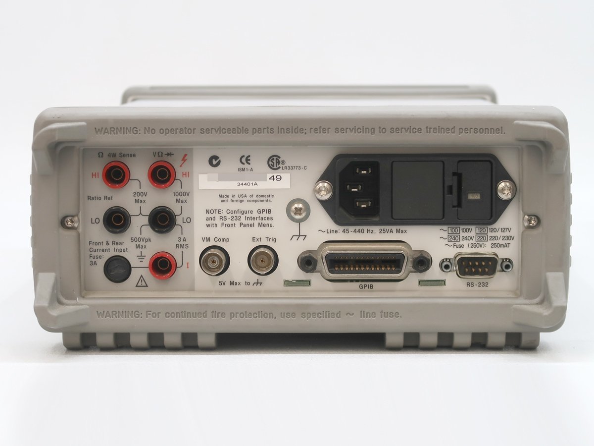 34401A Agilent Digit Keysight⁄Agilent Used YouTube JQ43744