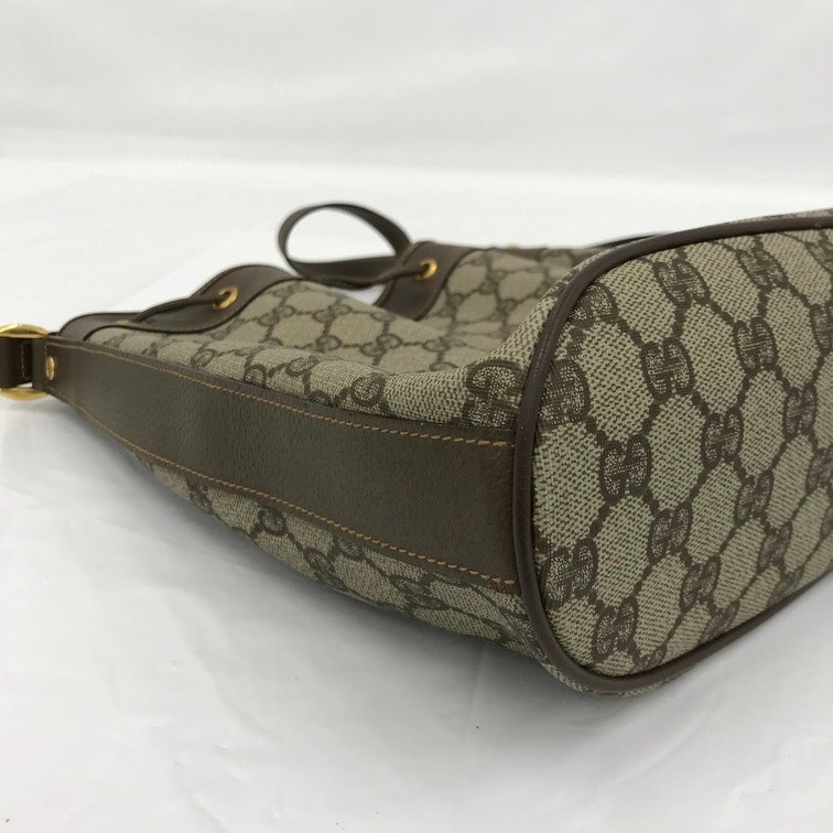 GUCCI グッチ GGスプリーム 巾着 ショルダーバッグ 001.115.6179.4002