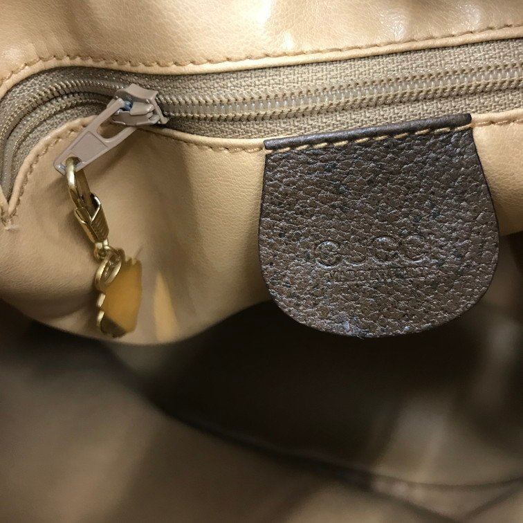 GUCCI グッチ GGスプリーム 巾着 ショルダーバッグ 001.115.6179.4002