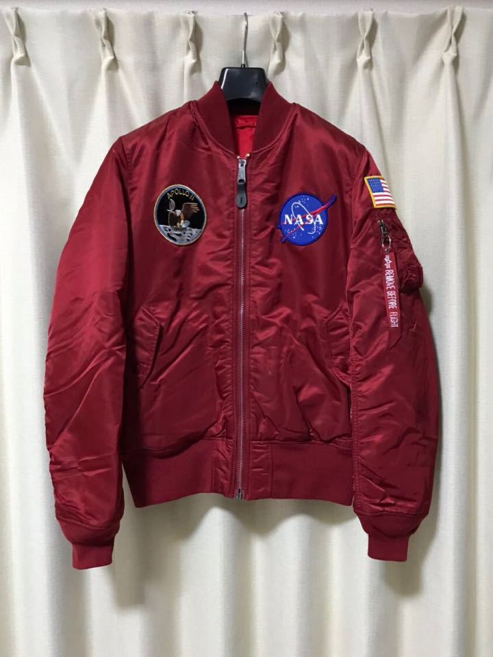 ALPHA INDUSTRIES アルファ インダストリーズ × NASA ナサ MA1 ジャケット XL 定価29，480円 ブルゾン