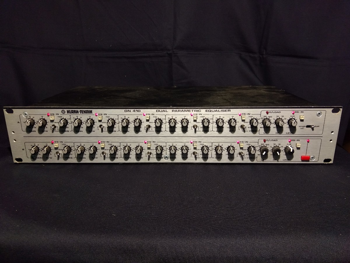 KLARK TEKNIK DN410 パラメトリックイコライザー 中古 その５（シリアルナンバー２３５６）