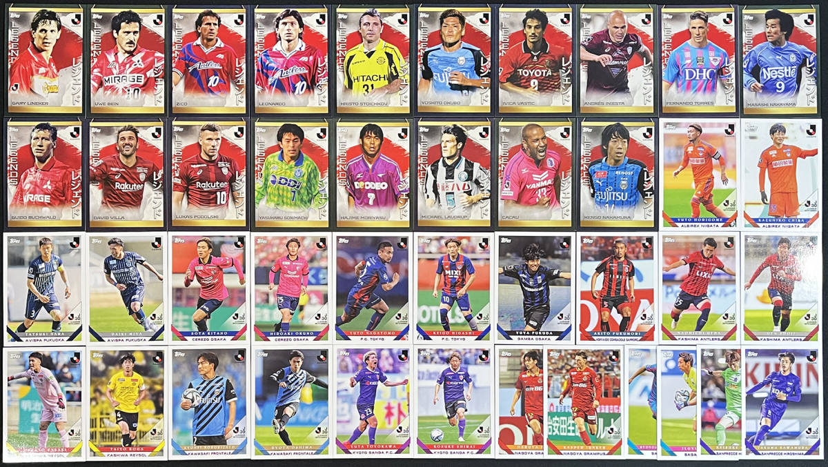 (Y73)2023 Topps J-league Flagship Insert 81 Card set Jリーグ インサート 81枚 #Iniesta #Torres #Zico【￥1～スタート多数出品中】