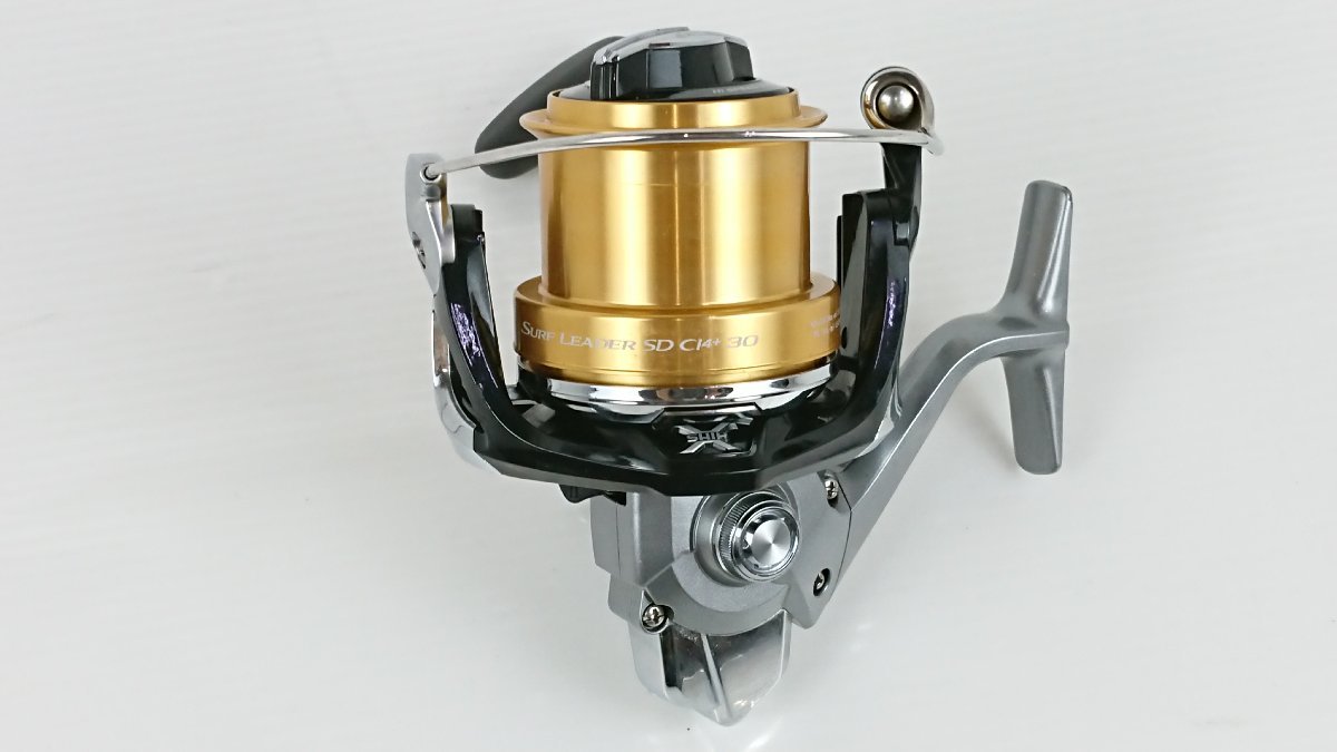 シマノ 14 スーパーエアロ サーフリーダーSD CI4+ 30 中古 SHIMANO SUPER AERO SURF LEADER T4658 菅119