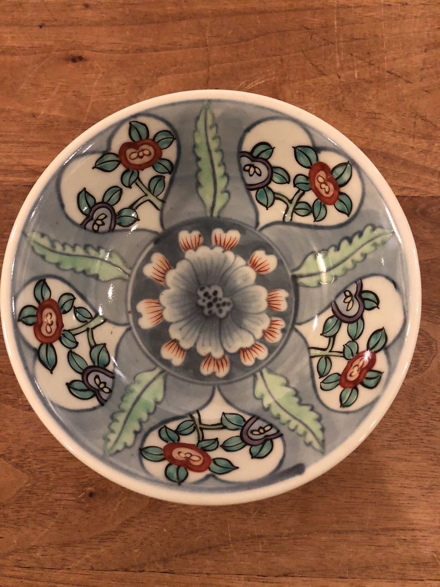 リ*ヌ様 六代 佐藤走波 染錦絵変り 小鉢五客 五代 佐藤走波