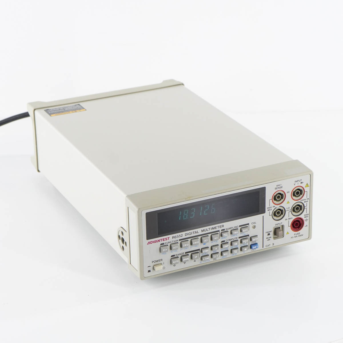[DW] 8日保証 R6552 ADVANTEST DIGITAL MULTIMETER アドバンテスト デジタルマルチメーター[05416-0061]