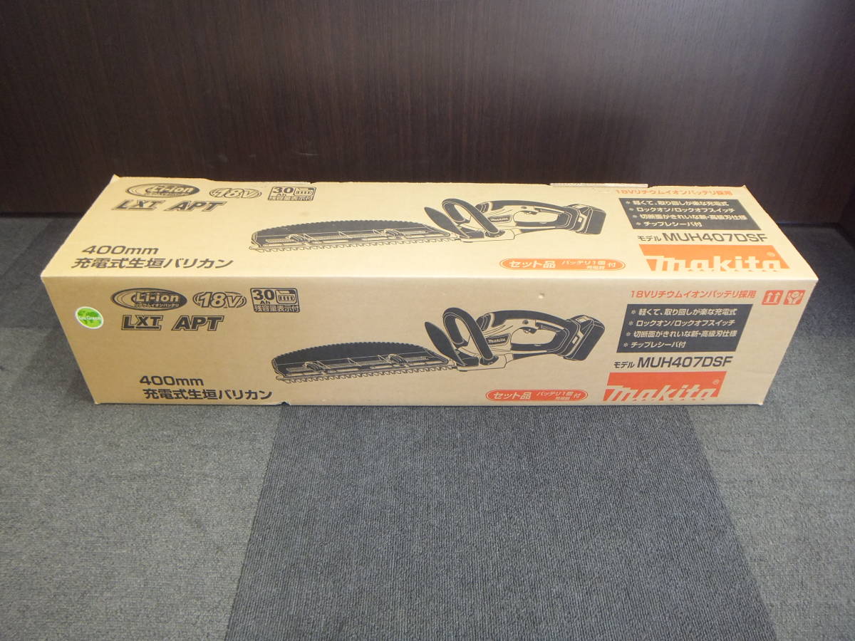 工具祭 未使用 makita マキタ 400mm充電式生垣バリカン MUH407DSF 18V