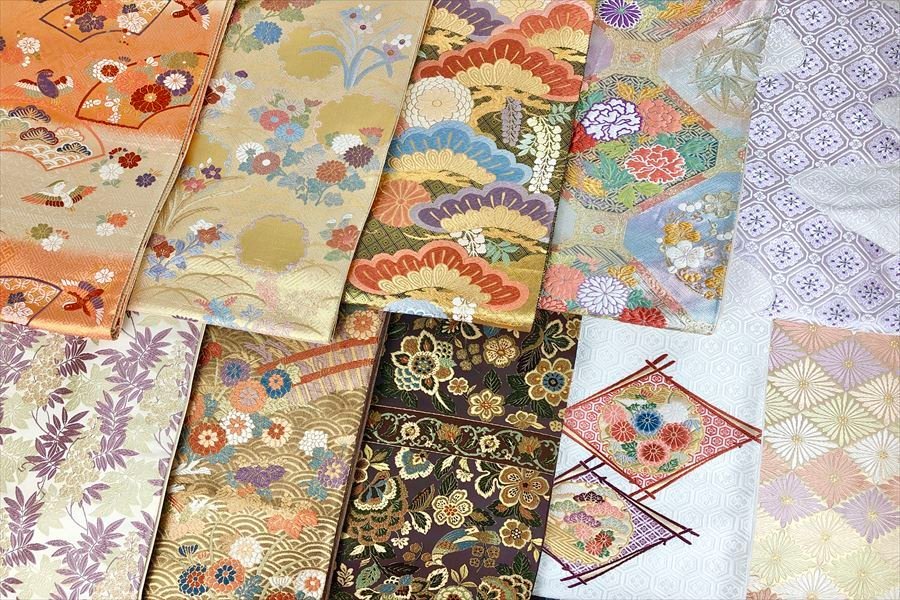 ◎リサイクル着物 帯まとめ売り 袋帯 まとめ売り5点 明綴 お太鼓