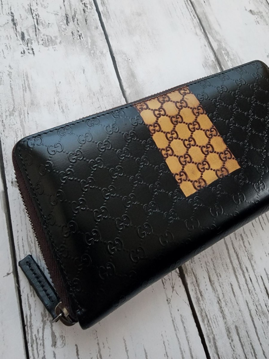 グッチ 長財布 GUCCI ラウンドファスナー 美品 ジップ 美品GUCCI 極美