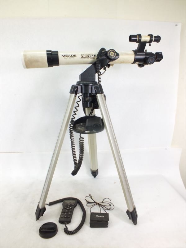 ♪ MEADE ミード DS-60 望遠鏡 中古 現状品 231111E3531 天体望遠鏡 - MEADE DS115EC 未開封 電動リモコン付