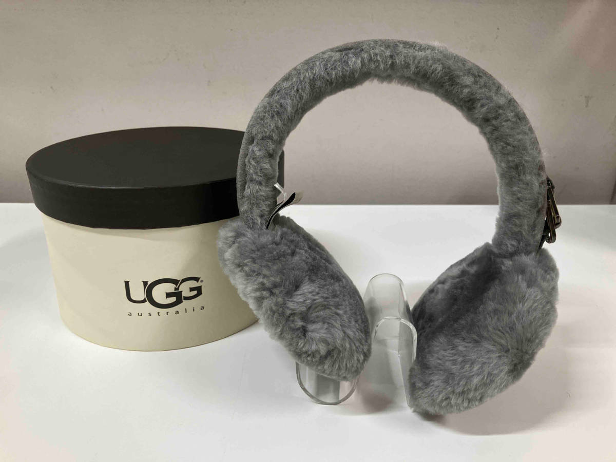メタル Ugg 耳 あて イヤーマフ UGG - 耳当て ファー グレー アグ