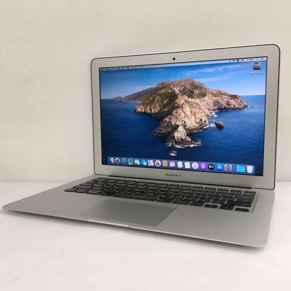 ☆【13.3インチ】Apple MacBook Air (13-inch， Early 2015) A1466 Core i5(5250U)/1.6GHz RAM:4GB/SSD:128GB Catalina 動作品　