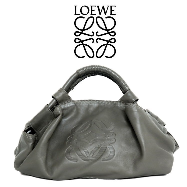 1円/良品】ロエベ LOEWE ナッパアイレ レディース ハンドバッグ