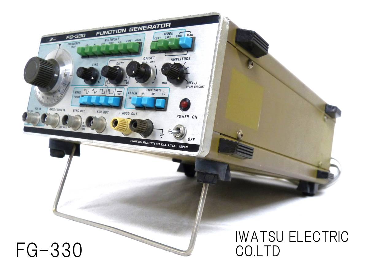FG-330 IWATSU FUNCTION GENERATOR - 岩崎通信機 Yahoo!オークション