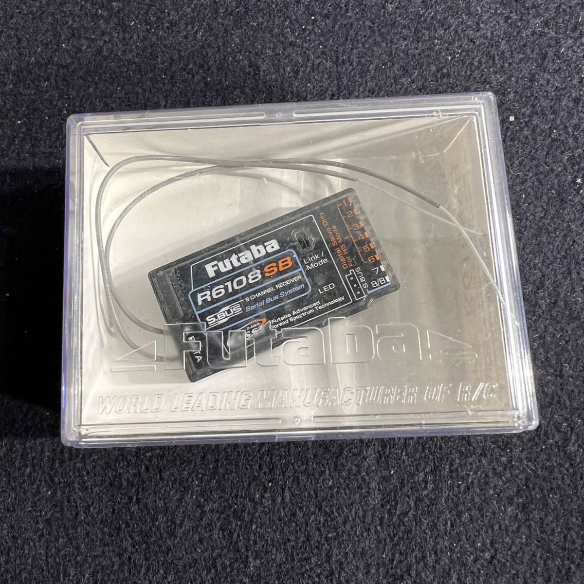 futaba・双葉 2.4GHz受信機 R6108SB FASST 中古品 棚223 フタバ