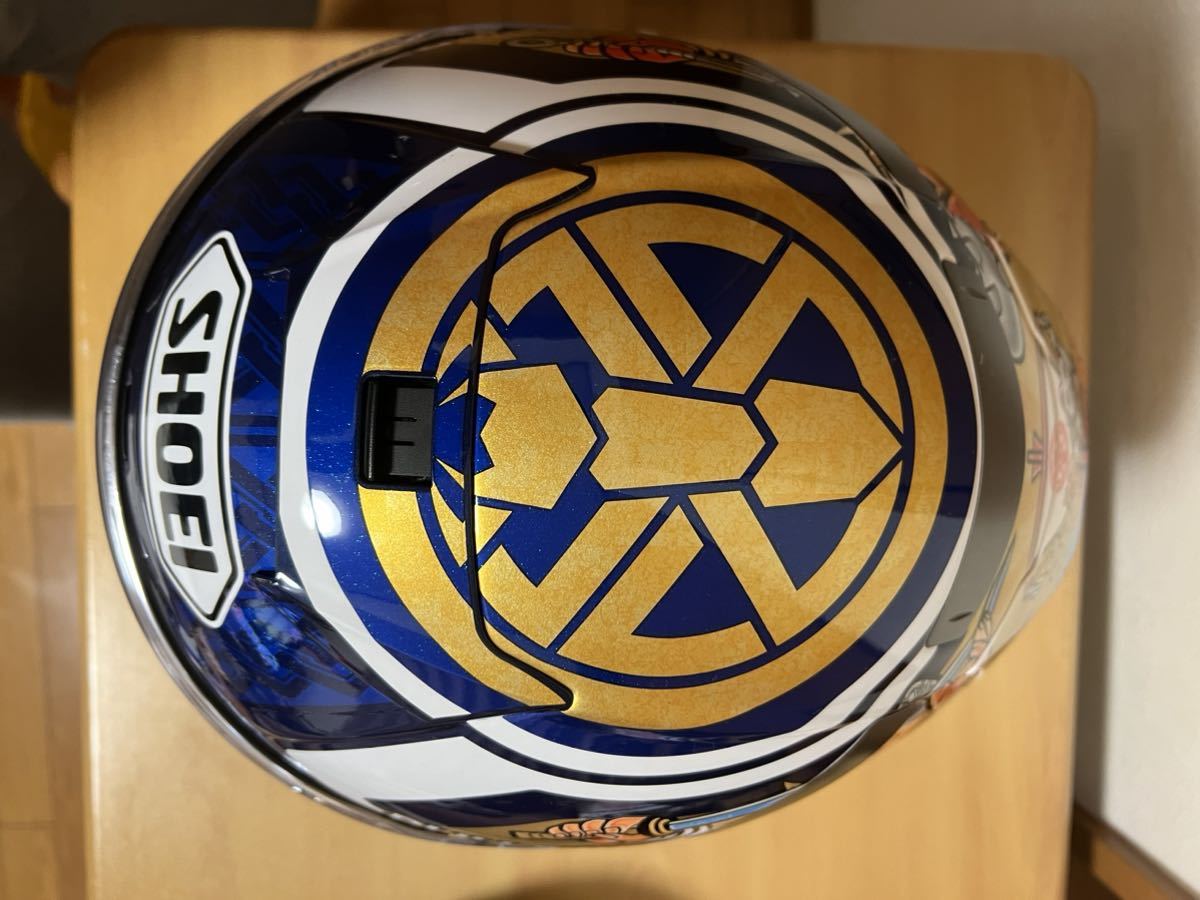 SHOEI ショウエイ マルケス モテギ CR-1ガラスコーティング施行済み MARQUEZ X-Fifteen MOTEGI5 MOTEGI5[エックス マルケス日本GP仕様に新カラー登場！ SHOEI「X-Fifteen