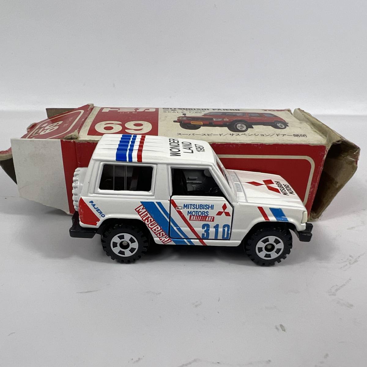 トミカ黒箱69 三菱パジェロアイアイアド特注ミニカー絶版超レア美品