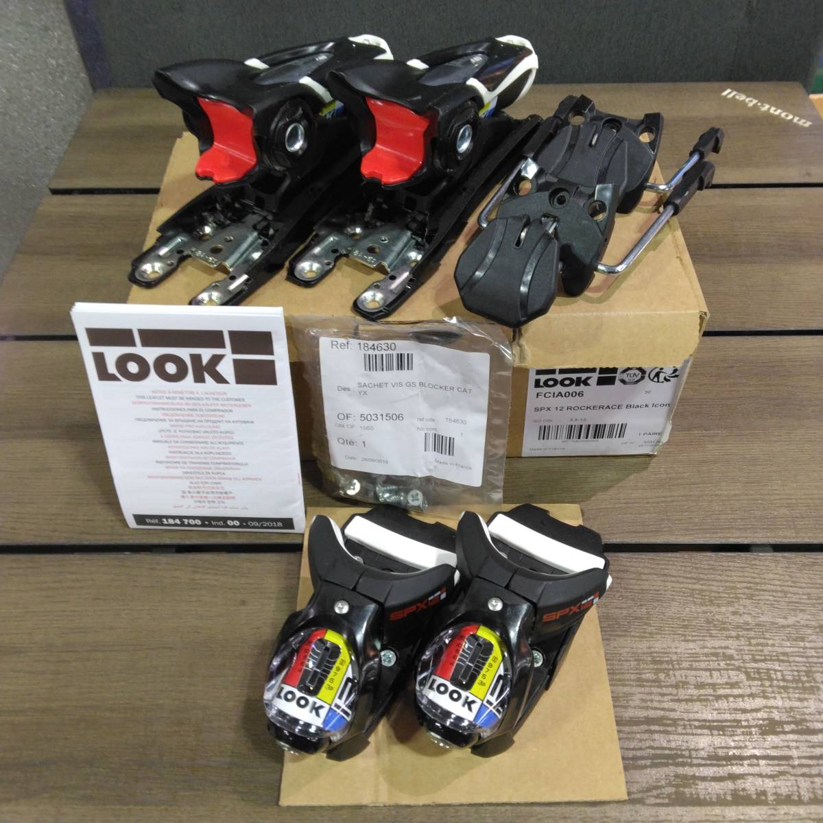 LOOK ルック SPX 12 Rockerace ロッカーレース Black Icon FCIA006 ISO DIN 3.5-12