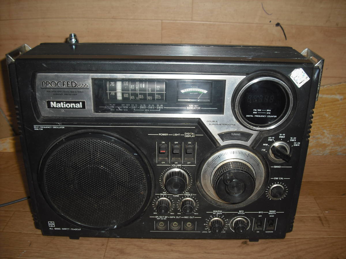 【お買い得，限定セール】 ２３１５，ナショナル PROCEED RF-2600 未整備未確認 ジャンク 前橋市から(アンティーク)｜売買されたオークション情報、yahooの商品情報をアーカイブ公開 - オークファン アンティーク