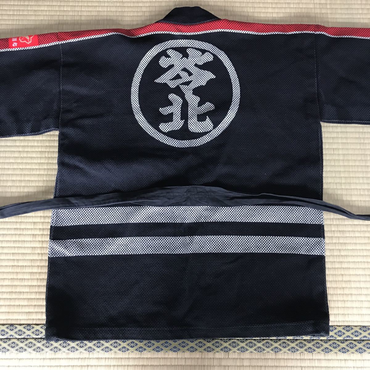 ☆ぽろりん☆ ＊消防団法被 半纏 火消し 刺子 昭和レトロ 当時物