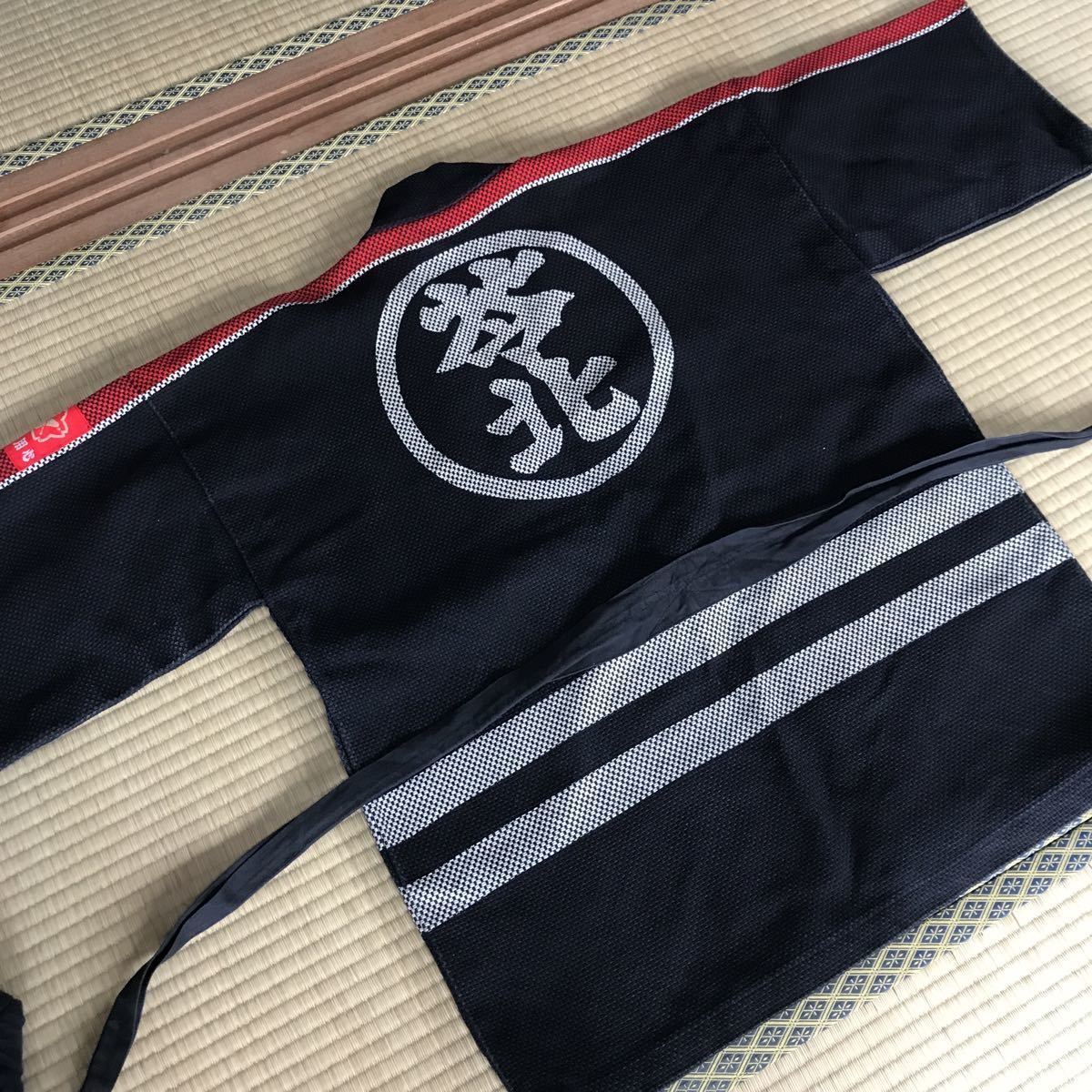 ☆ぽろりん☆ ＊消防団法被 半纏 火消し 刺子 昭和レトロ 当時物