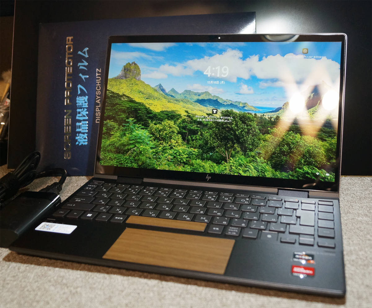 HP ENVY x360 13-ay1052AU CPU:R7-5800U MEM:16GB SSD:1TB HP