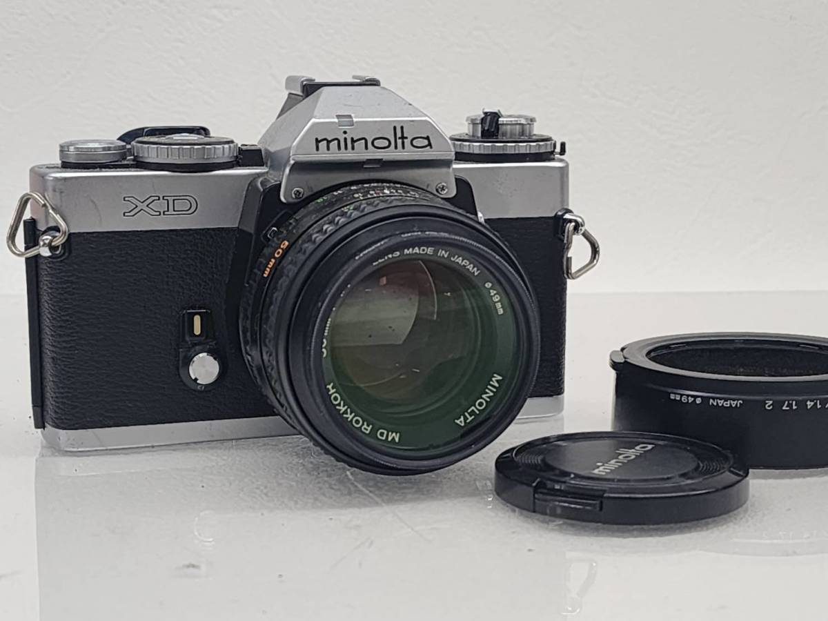ミノルタ MINOLTA XD シルバー MD 50mm F/1.8 ミノルタ MINOLTA XD
