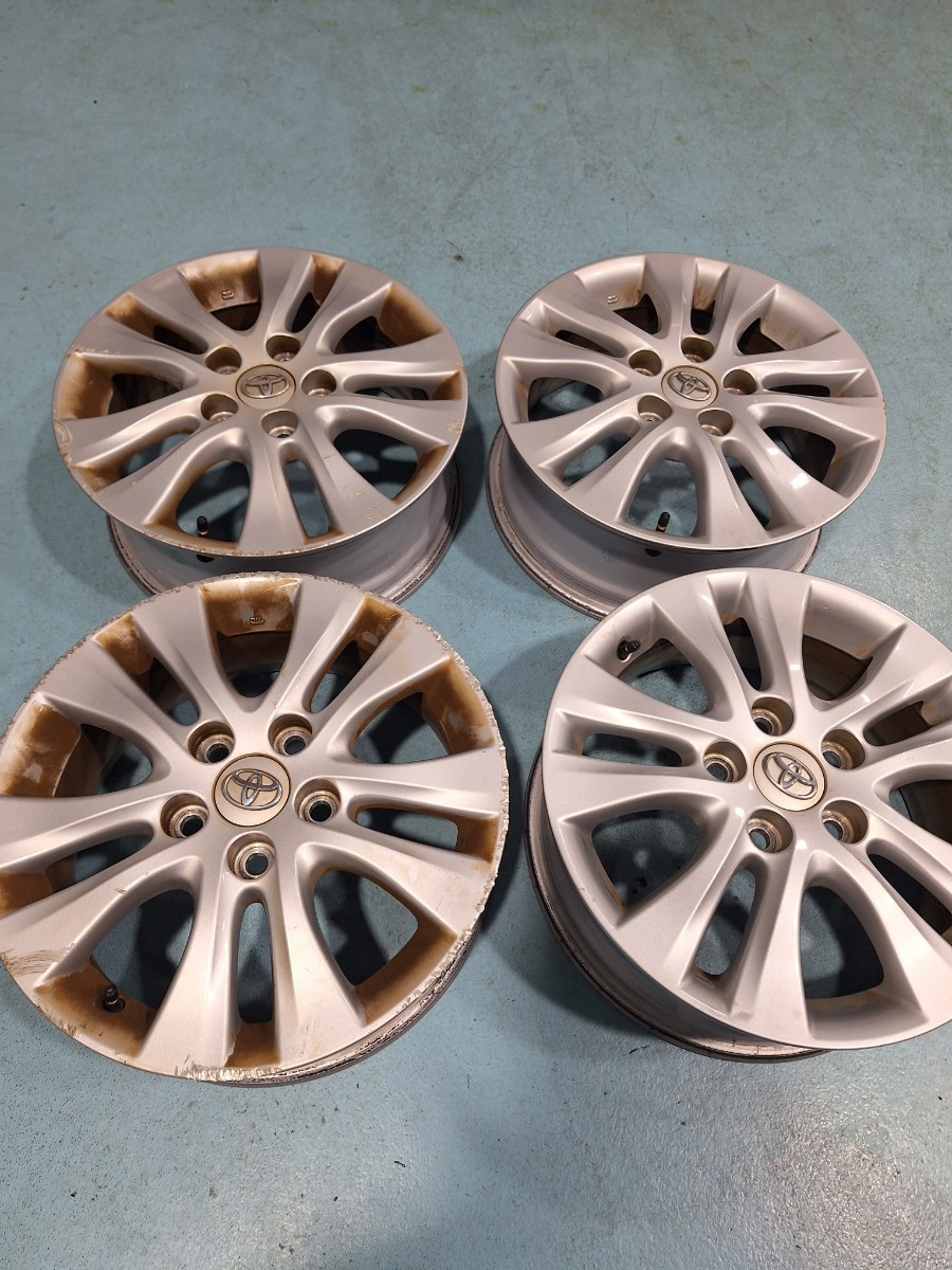 16インチ トヨタ純正 トヨタ アルミホイール 4本セット 中古 純正