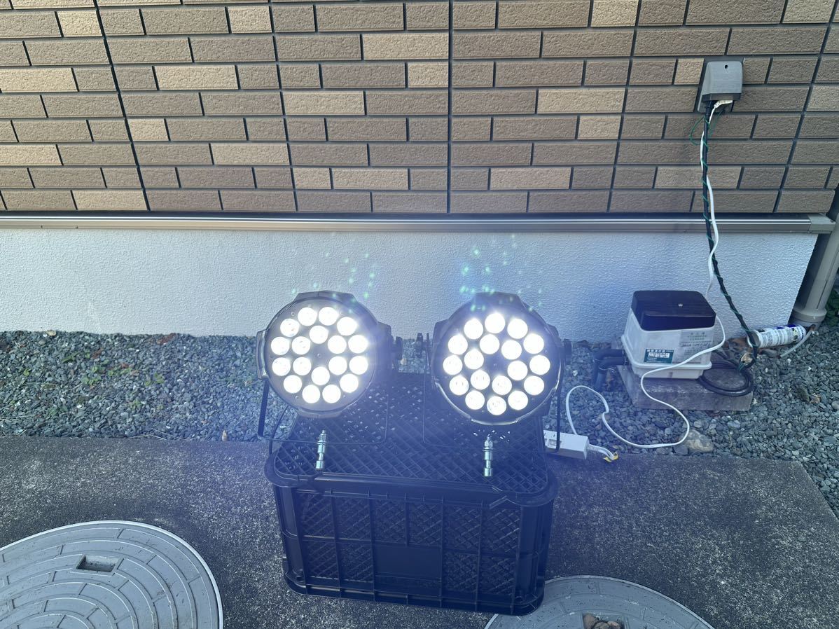 LEDパーライト 18x12W RGBW 2台セット_1