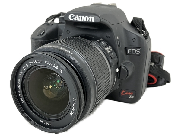 CANON EOS kiss X3 EF-S 18-55mm 1:3.5-5.6 AF 一眼レフ カメラ