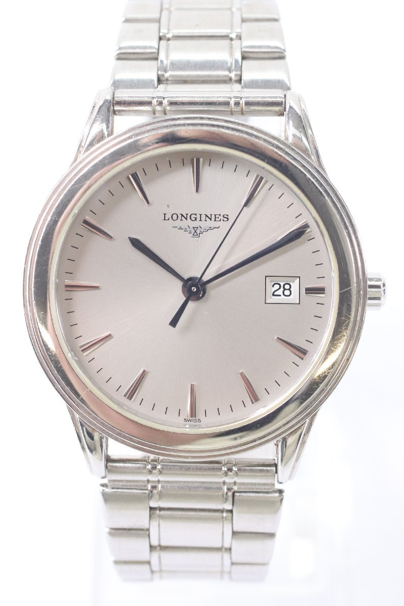LONGINES ロンジン L4.716.4 フラッグシップ クォーツ デイト メンズ