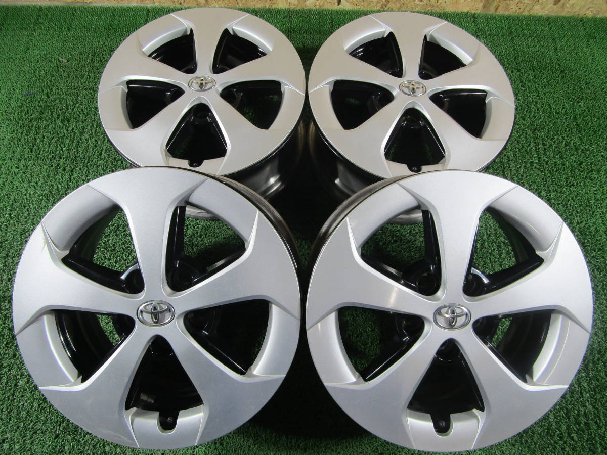 札幌発☆最落なし!【30系 プリウス後期純正】トヨタ 15×6J +45 4本 売切