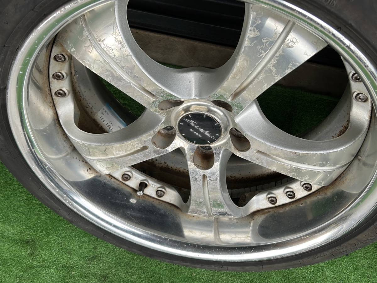 S949) WORK EUROLINE KH? 18×9J +35 PCD 114.3 5H ワーク ユーロライン 
