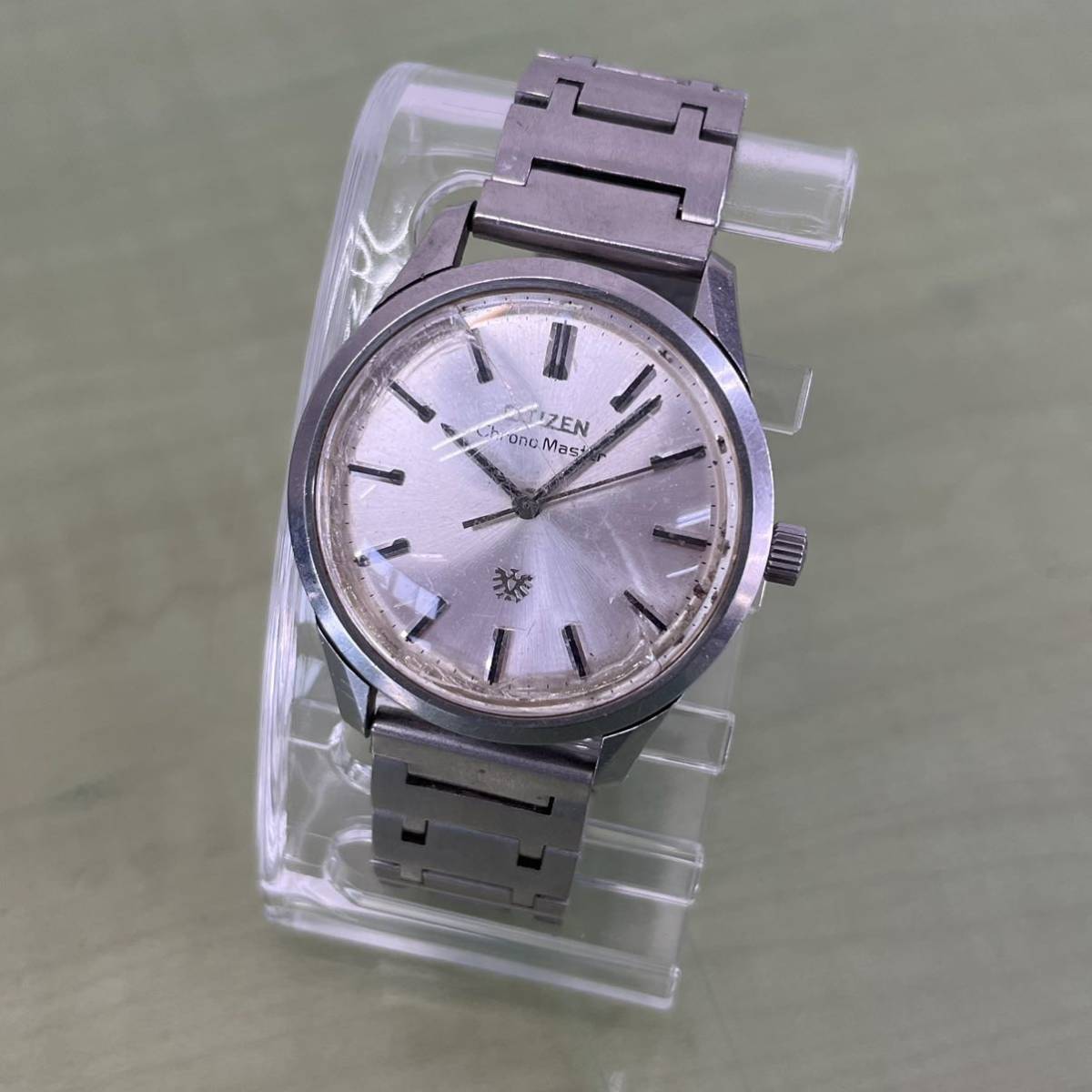 ▲CITIZEN シチズン 腕時計 クロノマスター H005 3002-Y メダリオン 手巻き 稼働品