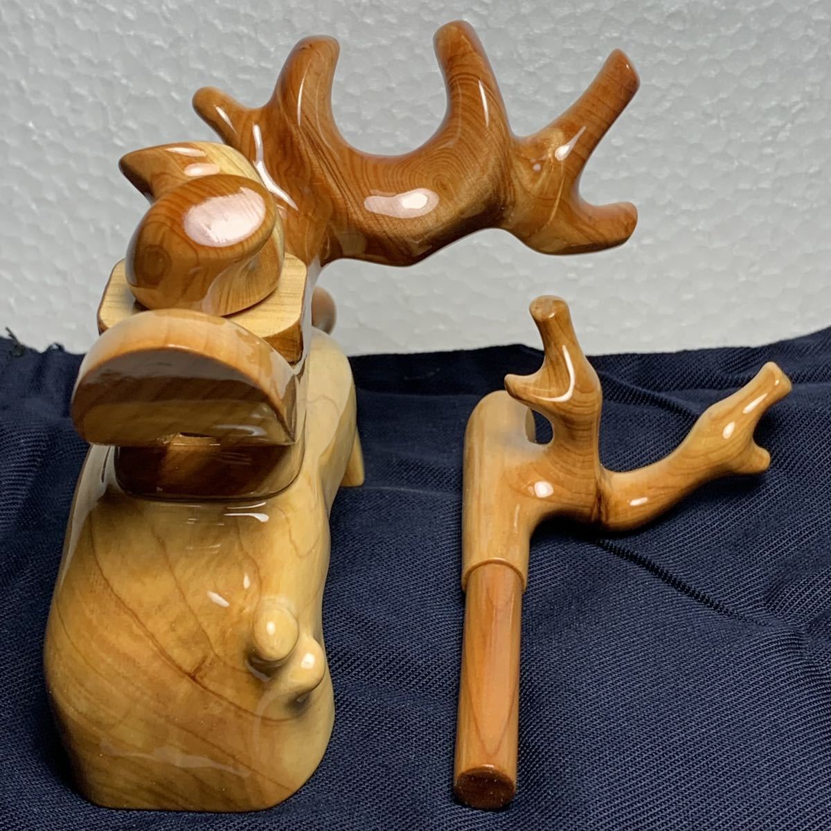 弓型万力 へらぶな 用品 新製品 天然木山桧 銘木 ヘラブナ万力 袋付き 