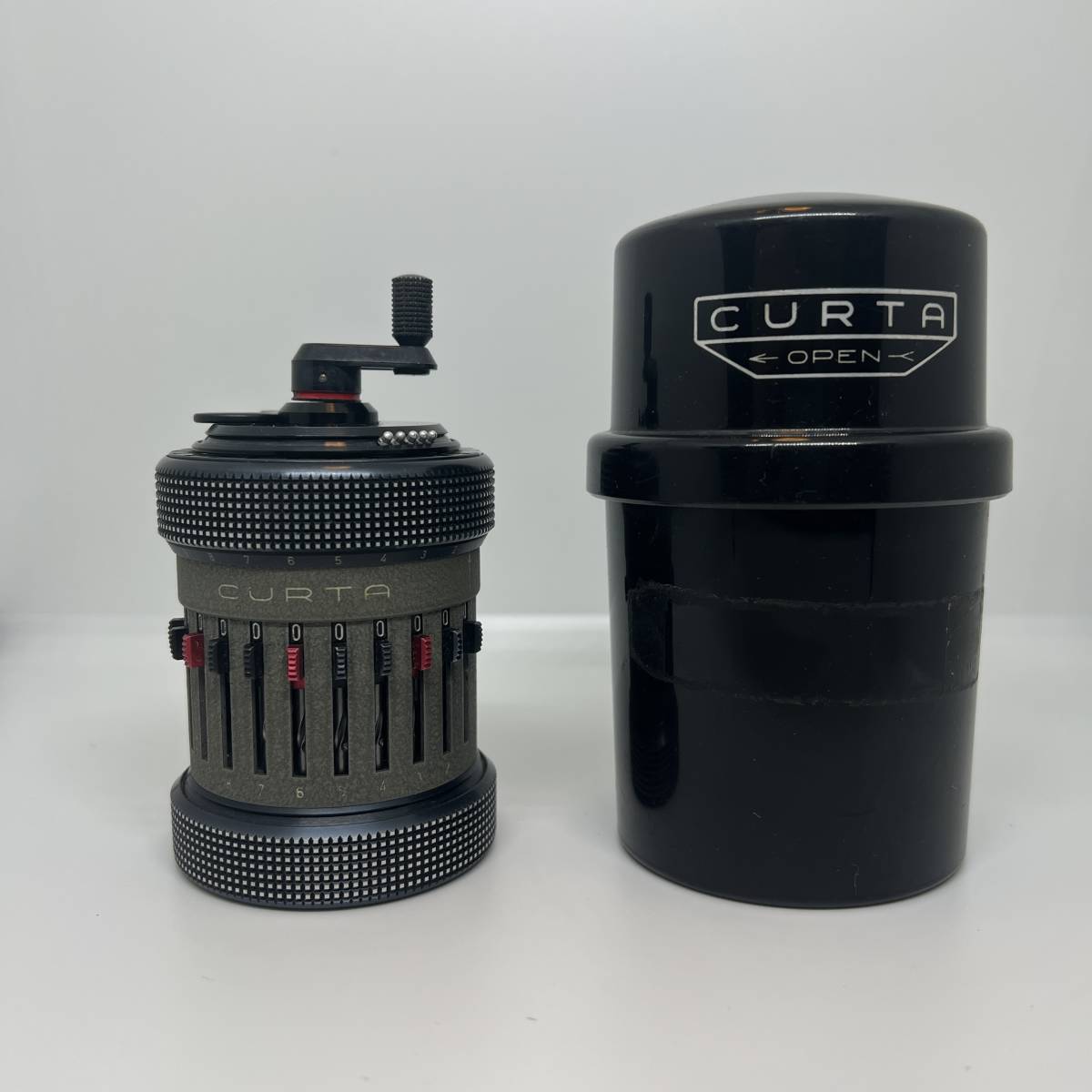 クルタ計算機 タイプ2 CURTA TypeⅡ手回し式計算機 機械式計算機