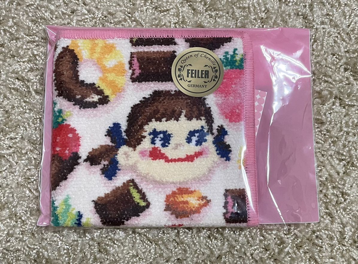 ペコア・ラ・モード(ピンク)フェイラー ペコちゃん ハンカチ