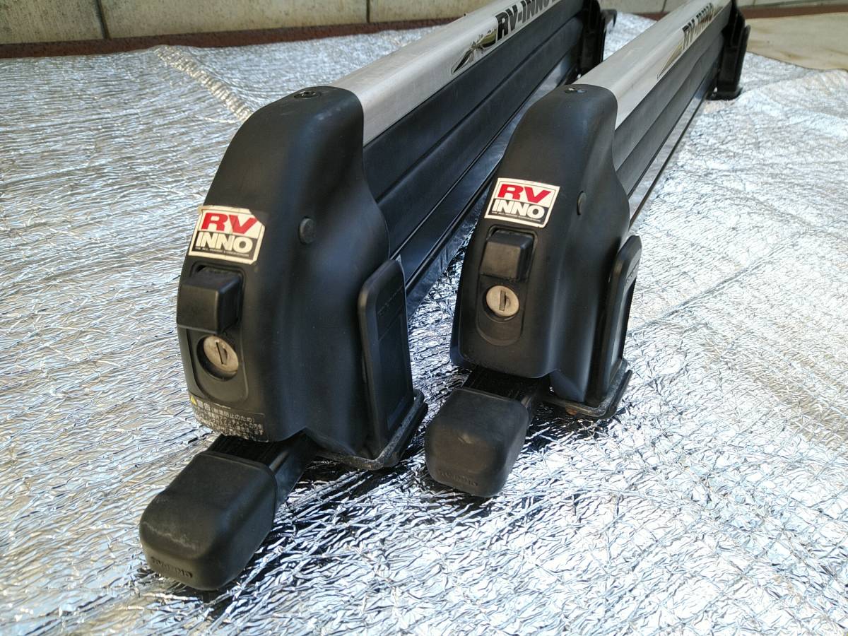 中古】RV-INNO ルーフキャリア IN-649 650 651 スキー/スノーボード 