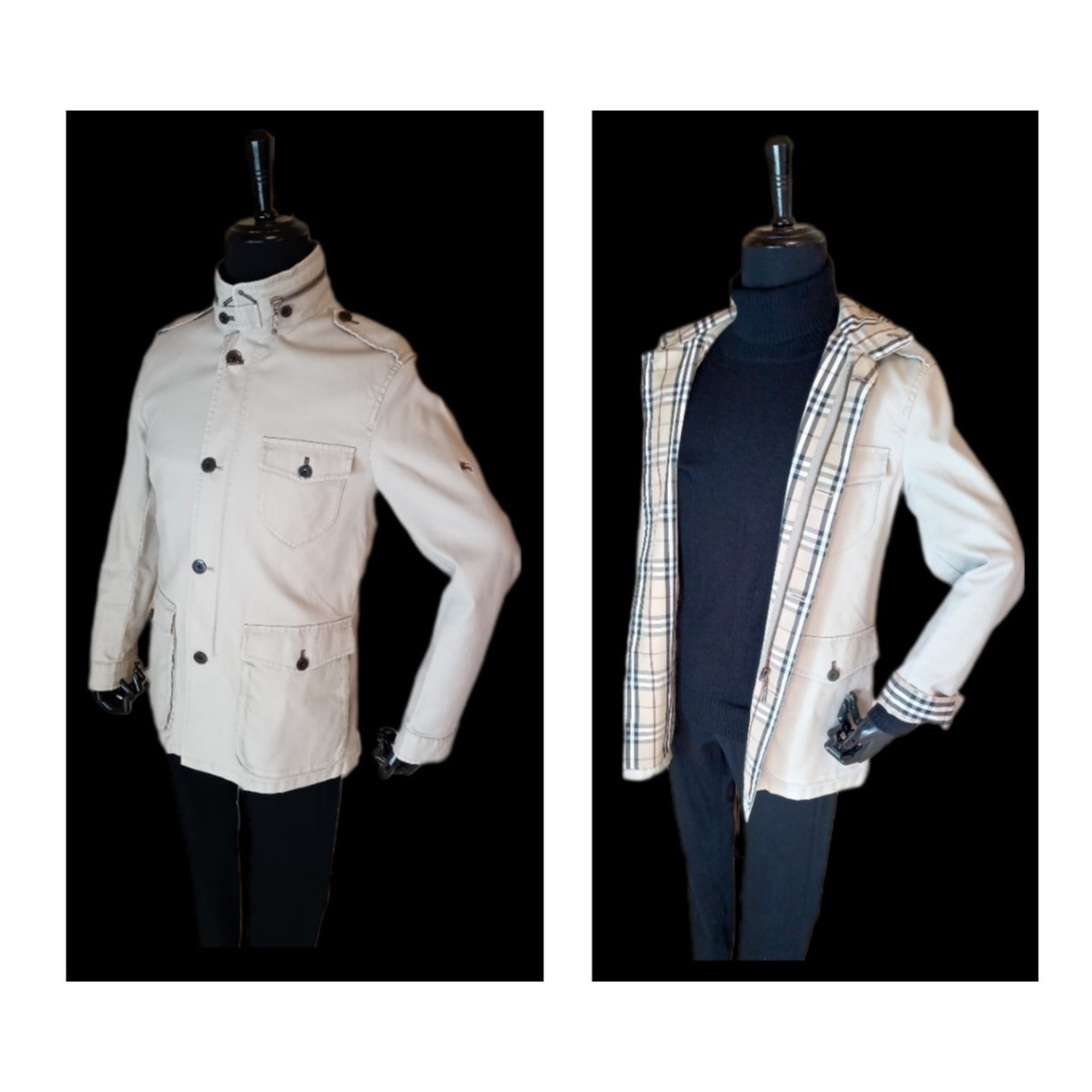 BURBERRY BLACK LABEL 半袖シャツ プルオーバー ノバチェック BURBERRY 