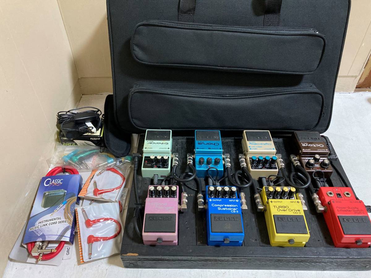 BOSS エフェクター 3点セット OS-2 CS-3 PSM-5 BOSS ボス エフェクター8点セット CS-3/HF-2/OD-2/psm-5/OC-2/DD-3/CE