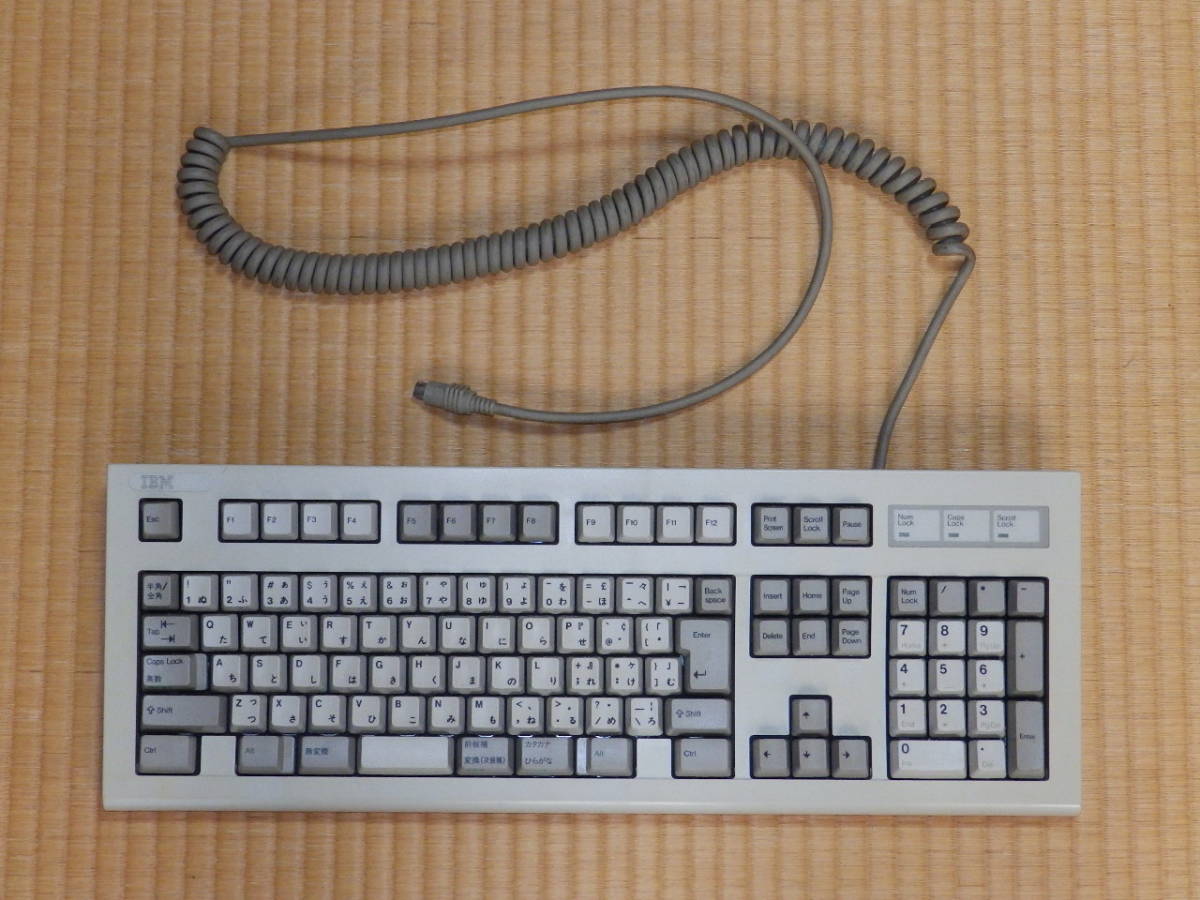 IBM キーボード 5576-A01 79F0167 PS2 ケーブル付き/完動品
