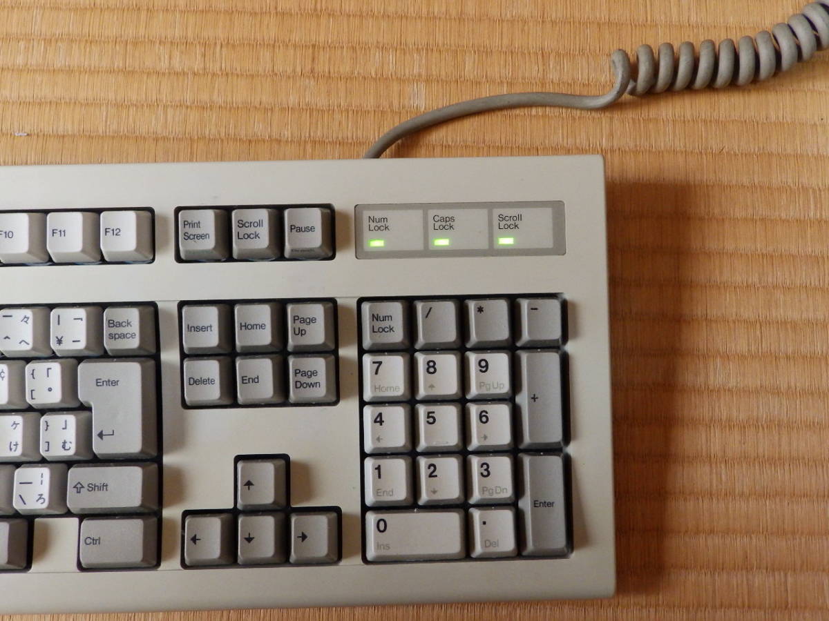 IBM キーボード 5576-A01 79F0167 PS2 ケーブル付き/完動品