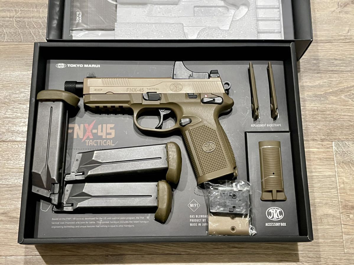 東京マルイ FNX-45 TACTICAL マガジン2本 東京マルイ FNX-45 TACTICAL