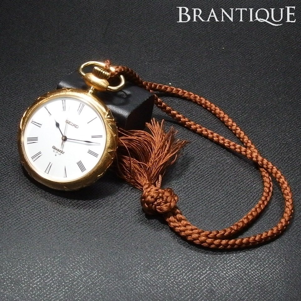 ◇希少◇金無垢◇ SEIKO VFA K18 QZ 3820-3020 1970年代 アンティーク