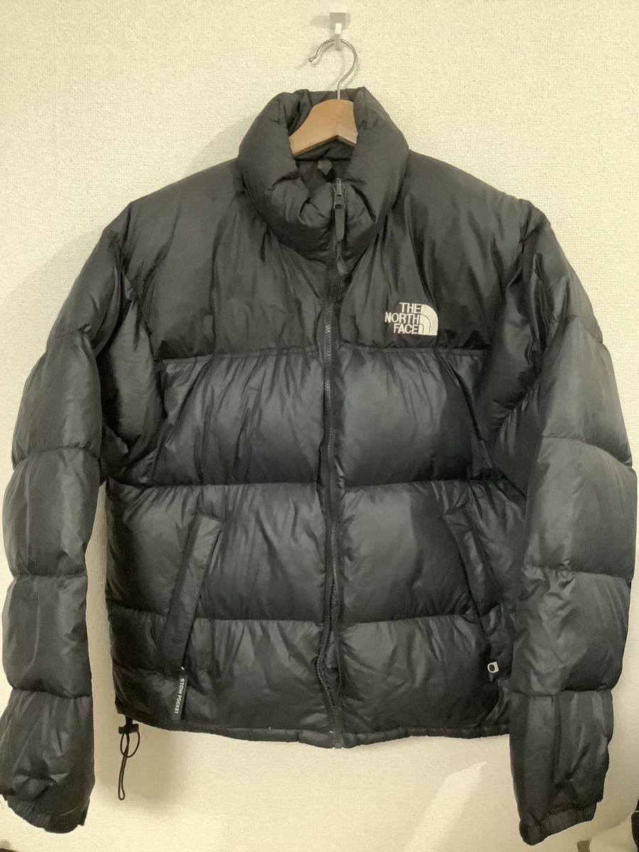 THE NORTH ブラック ノースフェイス ヌプシ　ダウンジャケット　ブラック　ストリート　アウトドア　古着　NF002YO