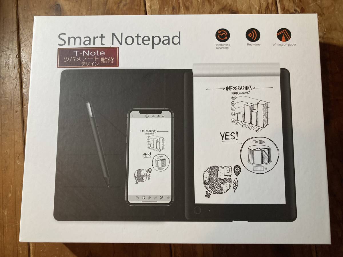 【中古　ほぼ未使用】　T-Note Smart Notepad スマートノートパッド_6